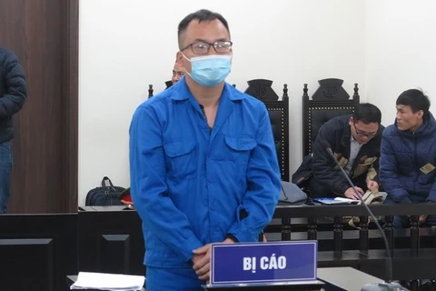 Bị cáo Đặng Như Quỳnh bị đưa ra xét xử phúc thẩm. (Nguồn: Báo An ninh thủ đô)