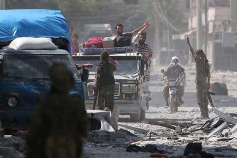 IS đã sát hại ít nhất 53 dân thường tại thị trấn Al-Sokhna. (Nguồn: ndtv.com)