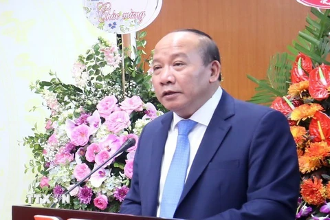 Ông Trần Minh Hùng, Phó Tổng Giám đốc Đài Tiếng nói Việt Nam. (Ảnh: TTXVN)