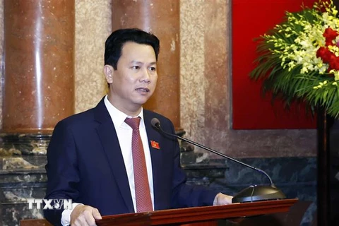 Bộ trưởng Bộ Tài nguyên và Môi trường Đặng Quốc Khánh đảm nhận chức danh Phó Chủ tịch Thường trực Ủy ban sông Mekong Việt Nam. (Ảnh: Thống Nhất/TTXVN)