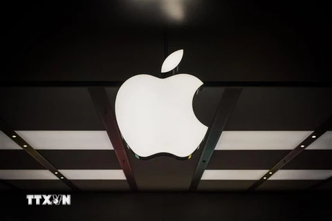 Biểu tượng Apple. (Ảnh: AFP/TTXVN)