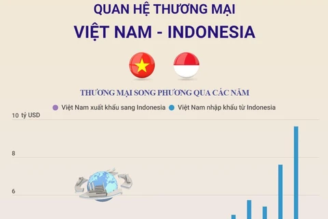 Quan hệ thương mại Việt Nam-Indonesia phát triển mạnh mẽ