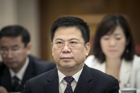 Cựu Bí thư Đảng ủy và Chủ tịch Công ty Bảo hiểm Nhân thọ Trung Quốc Vương Bân. (Nguồn: Bloomberg)