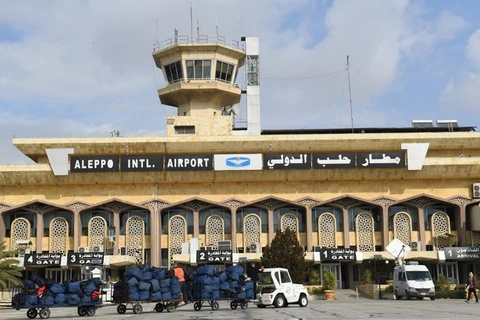 Sân bay Aleppo. (Nguồn: AFP)