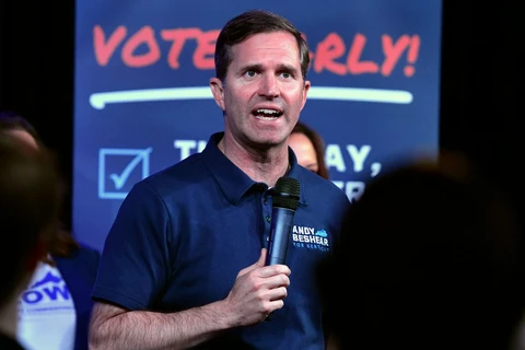 Ông Andy Beshear tái đắc cử Thống đốc bang Kentucky. (Nguồn: USA Today)