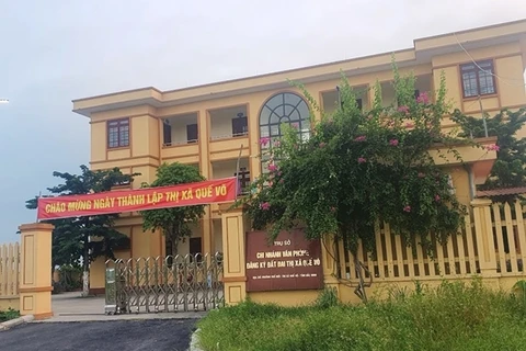 Trụ sở Văn phòng Đăng ký Đất đai Thuận Thành. 