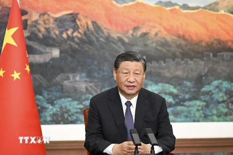Tổng Bí thư Ban Chấp hành Trung ương Đảng Cộng sản Trung Quốc, Chủ tịch nước Cộng hòa Nhân dân Trung Hoa Tập Cận Bình. (Ảnh: THX/TTXVN)