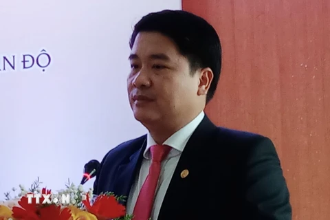 Phó Chủ tịch UBND tỉnh Quảng Nam Trần Văn Tân. (Ảnh: Đoàn Hữu Trung/TTXVN) 