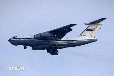 Máy bay vận tải Ilyushin IL-76 của Nga. (Ảnh: AFP/TTXVN)