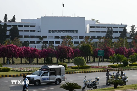 Tòa nhà Quốc hội Pakistan tại Islamabad. (Ảnh: AFP/TTXVN)
