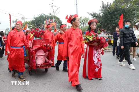 Độc đáo lễ hội chém lợn làng Ném Thượng ở Bắc Ninh