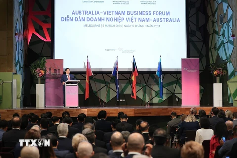 Thủ tướng Phạm Minh Chính dự Diễn đàn Doanh nghiệp Việt Nam-Australia 