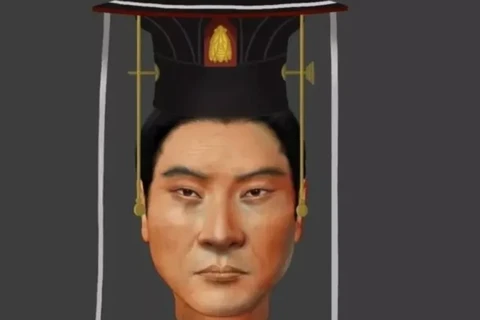 Gương mặt Chu Vũ Đế được phục dựng dựa vào ADN. (Nguồn: Live Sciene)