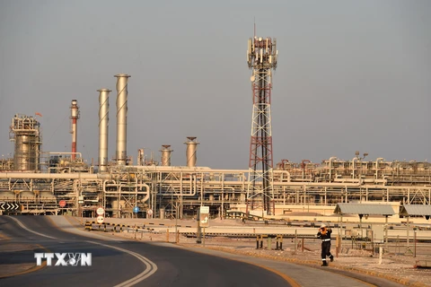 Cơ sở lọc dầu Abqaiq của Saudi Arabia. (Ảnh: AFP/TTXVN)