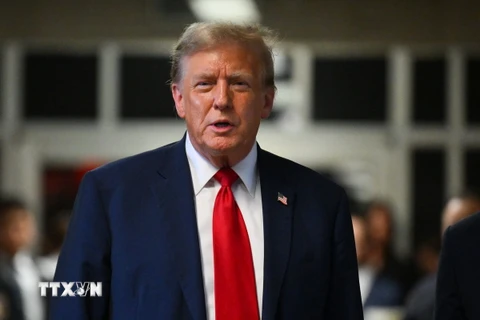 Cựu Tổng thống Mỹ Donald Trump. (Ảnh: AFP/TTXVN)