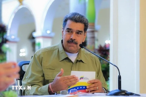 Đương kim Tổng thống Nicolas Maduro, đại diện cho đảng Xã hội chủ nghĩa thống nhất Venezuela. (Ảnh: IRNA/TTXVN)