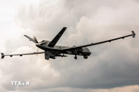 Máy bay không người lái MQ-9 Reaper của Mỹ. (Ảnh: AFP/TTXVN)