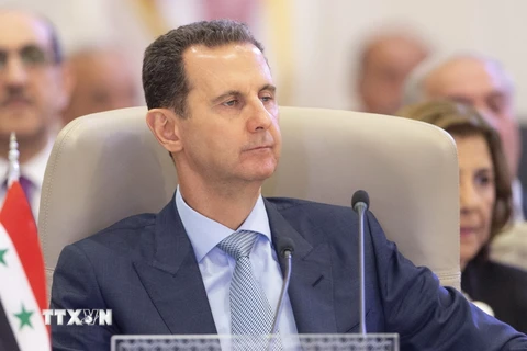 Tổng thống Syria Bashar al-Assad dự Hội nghị thượng đỉnh Liên đoàn Arab tại Jeddah, Saudi Arabia (Ả rập Xê út), ngày 19/5/2023. Ảnh: THX/TTXVN