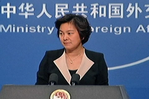 Nữ phát ngôn Bộ Ngoại giao Trung Quốc Hoa Xuân Oánh. (Nguồn: Reuters)