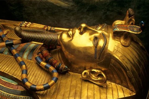 Cỗ quan tài của Vua Tutankhamun. (Nguồn: dailymail) 