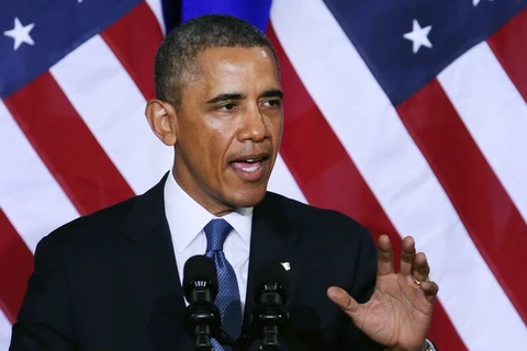 Tổng thống Mỹ Barack Obama phát biểu ngày 17/1 vừa qua. (Ảnh: AFP/TTXVN)