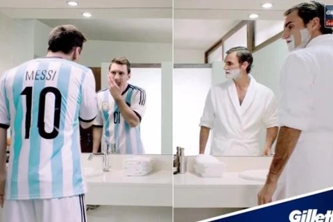 Quảng cáo mới của Gillette với sự tham gia của Roger Federer và Leo Messi (Nguồn: P&G)