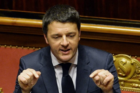 Thủ tướng Italy Matteo Renzi. (Ảnh: AFP/TTXVN)