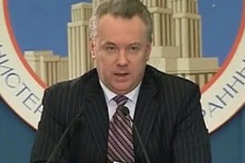 Người phát ngôn Bộ Ngoại giao Nga Alexander Lukashevich. (Nguồn: worldtribune.com)
