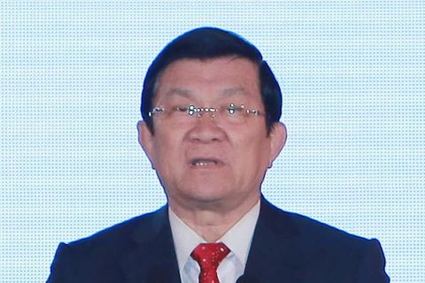 Chủ tịch nước Trương Tấn Sang. (Ảnh Lâm Khánh/TTXVN)