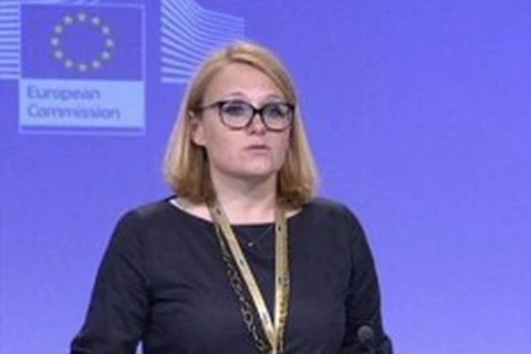 Nữ phát ngôn viên Maja Kocijancic của EU. (Nguồn: ukrinform.ua)
