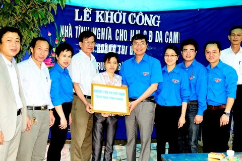 TTXVN tặng nhà cho nạn nhân da cam/dioxin tại Bắc Giang 