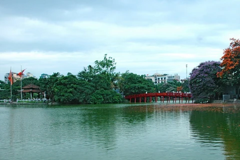Hồ Gươm, Hà Nội. (Ảnh Trọng Đạt/TTXVN)