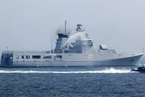 Tàu Hải quân Brunei lần đầu thăm thành phố Hải Phòng