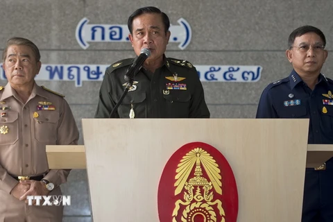 Thủ tướng tạm quyền Thái Lan Niwattumrong Boonsongpaisan. (Ảnh: AFP/TTXVN)