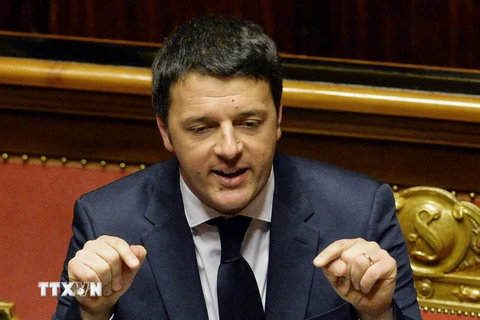 Thủ tướng Italy Matteo Renzi. (Ảnh: AFP/TTXVN)