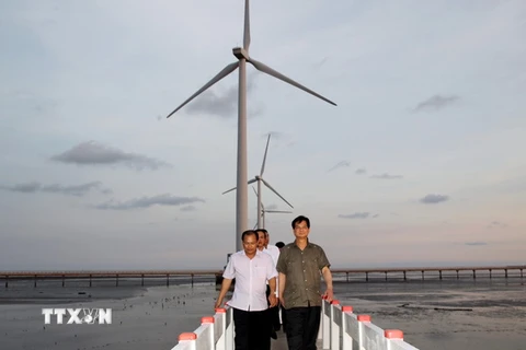 Nhà máy điện gió Bạc Liêu đã hòa vào lưới điện Quốc gia 