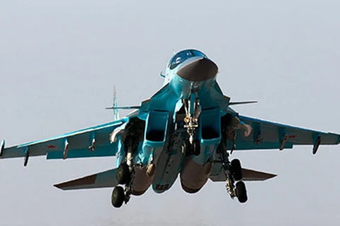 Máy bay ném bom Su-34. (Nguồn: Ria)