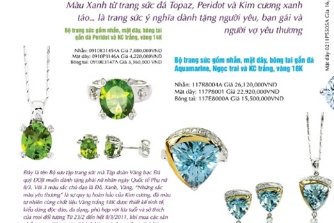 Khẳng định thương hiệu trong vàng bạc, đá quý ở Việt Nam