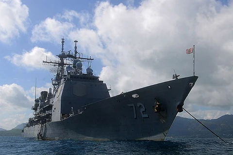 Tuần dương hạm Vella Gulf của Hải quân Mỹ đến Biển Đen