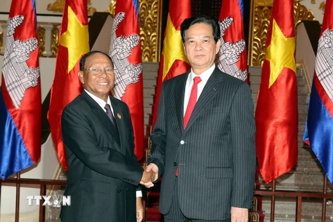 Việt Nam-Campuchia tiếp tục đưa quan hệ hai nước phát triển 
