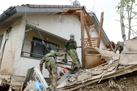 Gần 50 người thiệt mạng và mất tích trong vụ lở đất ở Nhật Bản