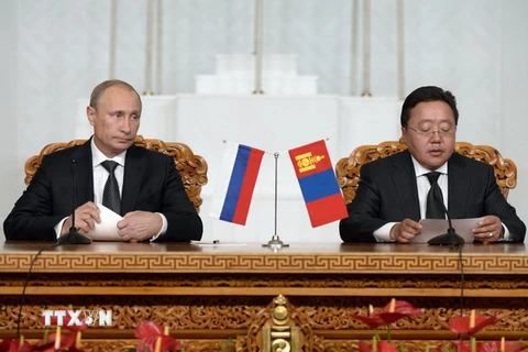Nga và Mông Cổ ký thỏa thuận hợp tác trên nhiều lĩnh vực