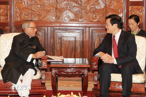 Tổng thống Ấn Độ Mukherjee thăm cấp Nhà nước tới Việt Nam
