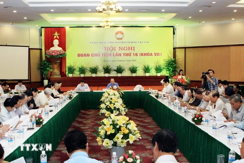 Hội nghị Đoàn Chủ tịch, Ủy ban TW Mặt trận Tổ quốc Việt Nam
