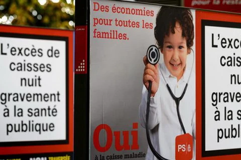 Cử tri Thụy Sĩ bác bỏ kế hoạch chuyển chế độ bảo hiểm y tế