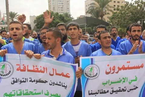 Công chức Palestine ở Dải Gaza tổng đình công vì lương chậm