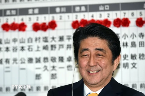 Tổng Bí thư chúc mừng Chủ tịch Đảng Dân chủ Tự do Nhật Bản