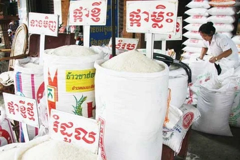Xuất khẩu gạo của Campuchia tăng "khiêm tốn" trong năm 2014