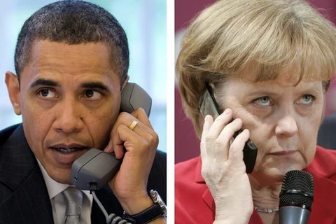 Tổng thống Mỹ và Thủ tướng Đức điện đàm về tình hình Ukraine