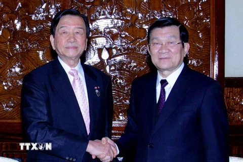 Chủ tịch nước tiếp Chủ tịch Hội Nhật-Việt thành phố Sakai 